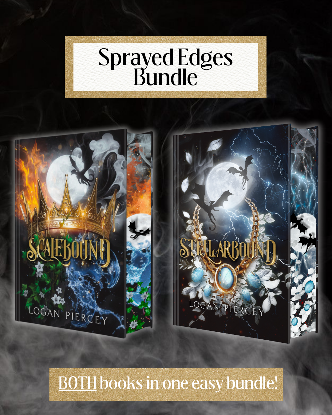 Sprayed Edge Book Bundle- Both Scalebound & Stellarbound sprayed edge hardbacks (Preorder)