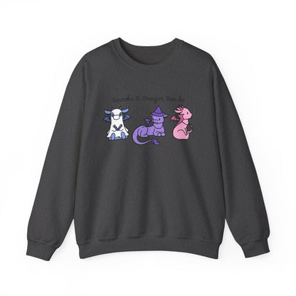 Spooks & Dragon Boo-ks Embroidered Sweatshirt