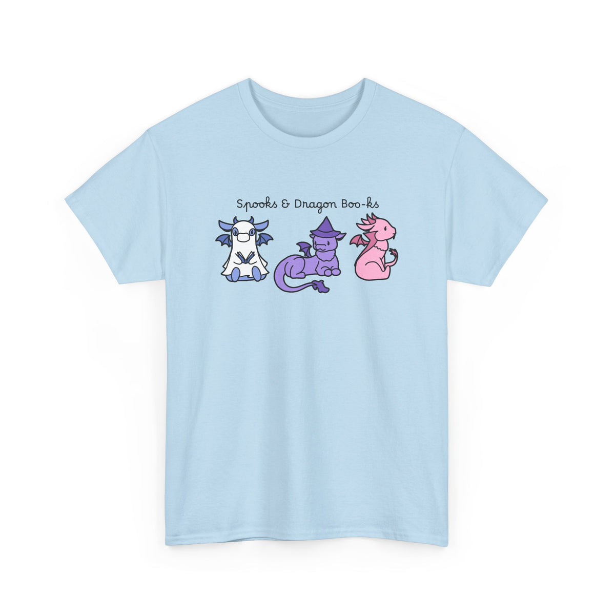Spooks & Dragon Boo-ks Embroidered T-shirt