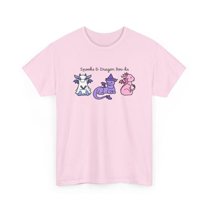 Spooks & Dragon Boo-ks Embroidered T-shirt