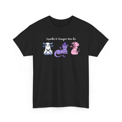 Spooks & Dragon Boo-ks Embroidered T-shirt