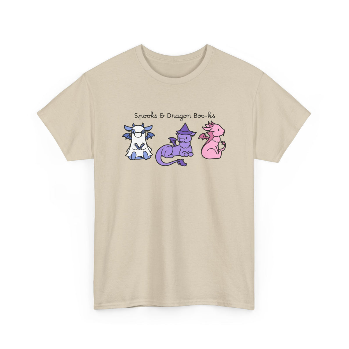 Spooks & Dragon Boo-ks Embroidered T-shirt