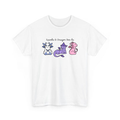 Spooks & Dragon Boo-ks Embroidered T-shirt