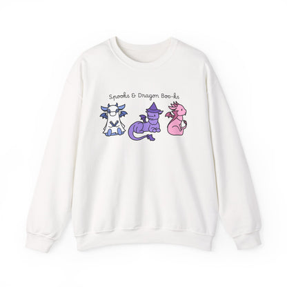 Spooks & Dragon Boo-ks Embroidered Sweatshirt