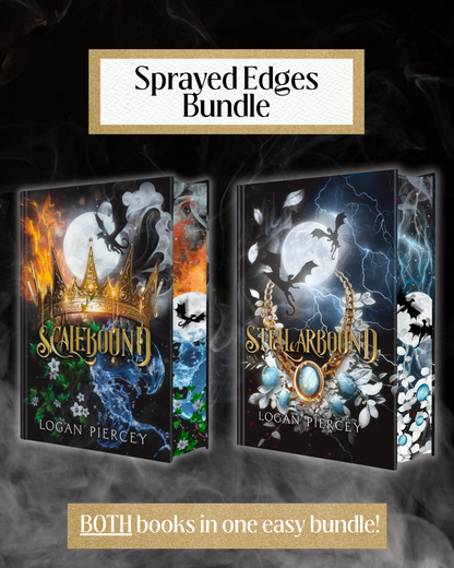 Sprayed Edge Book Bundle- Both Scalebound & Stellarbound sprayed edge hardbacks
