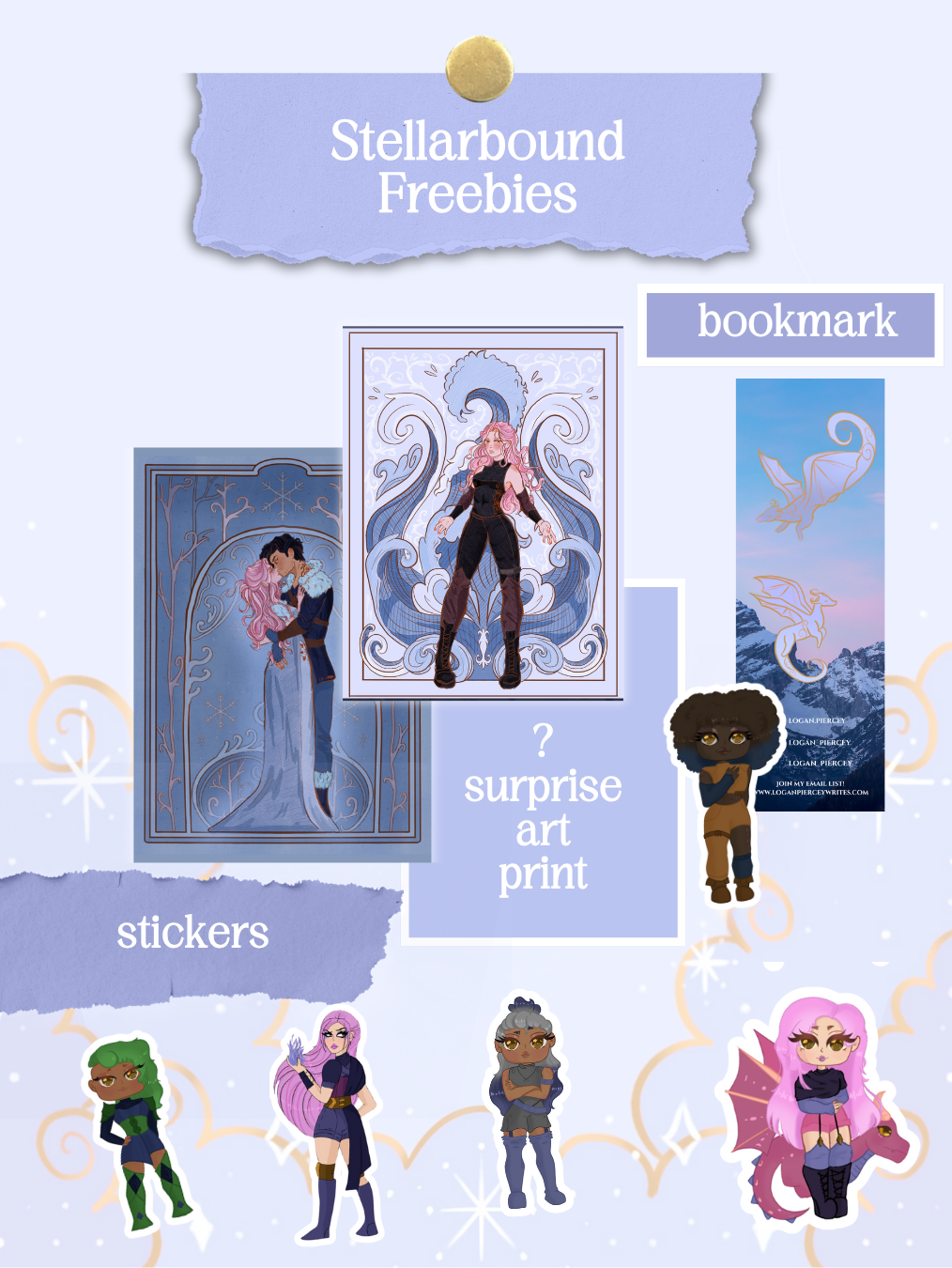 PASTEL PARTY BIRTHDAY BUNDLE!!! Both Scalebound & Stellarbound Paperbacks (Preorder)