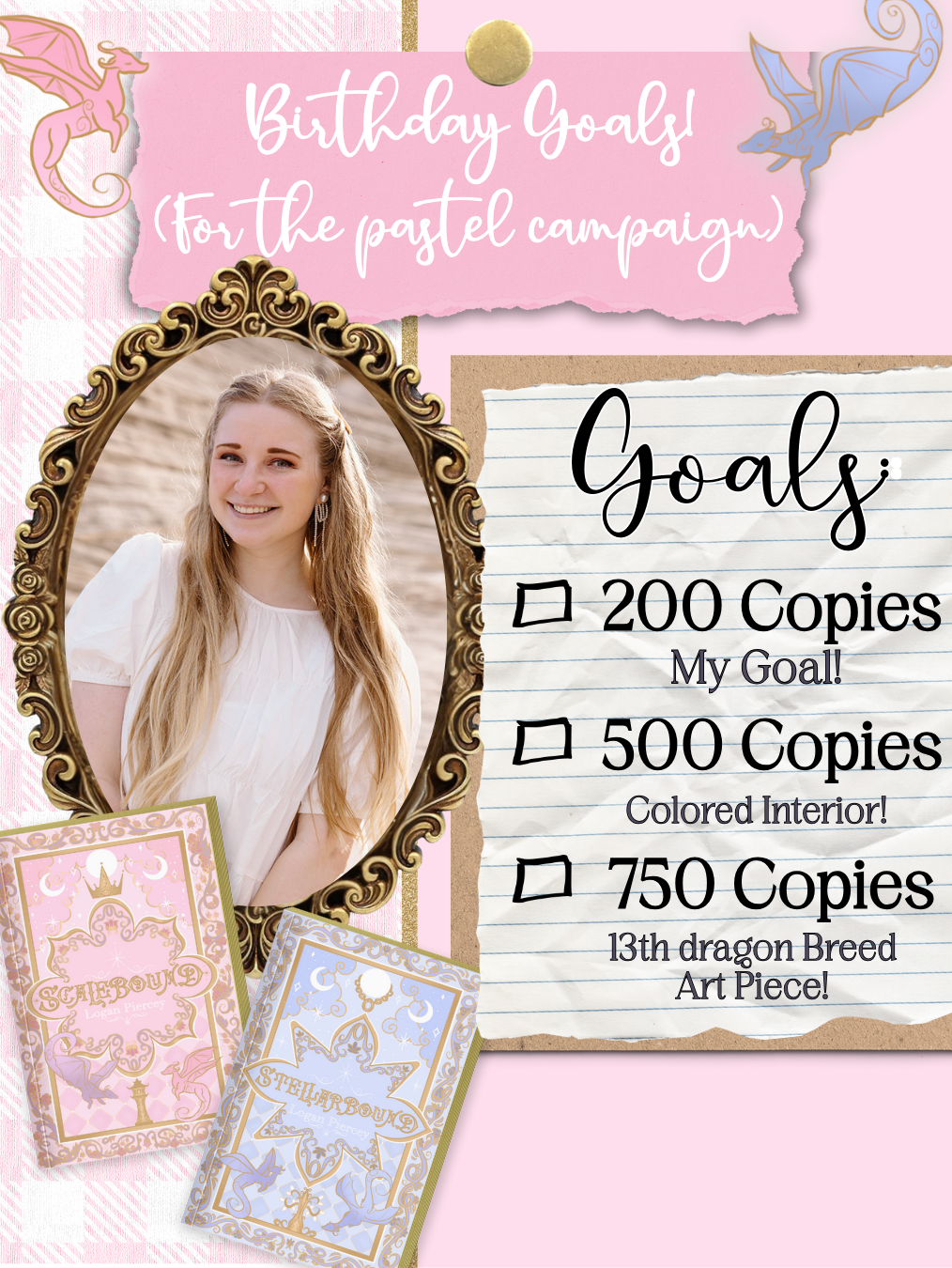 PASTEL PARTY BIRTHDAY BUNDLE!!! Both Scalebound & Stellarbound Paperbacks (Preorder)