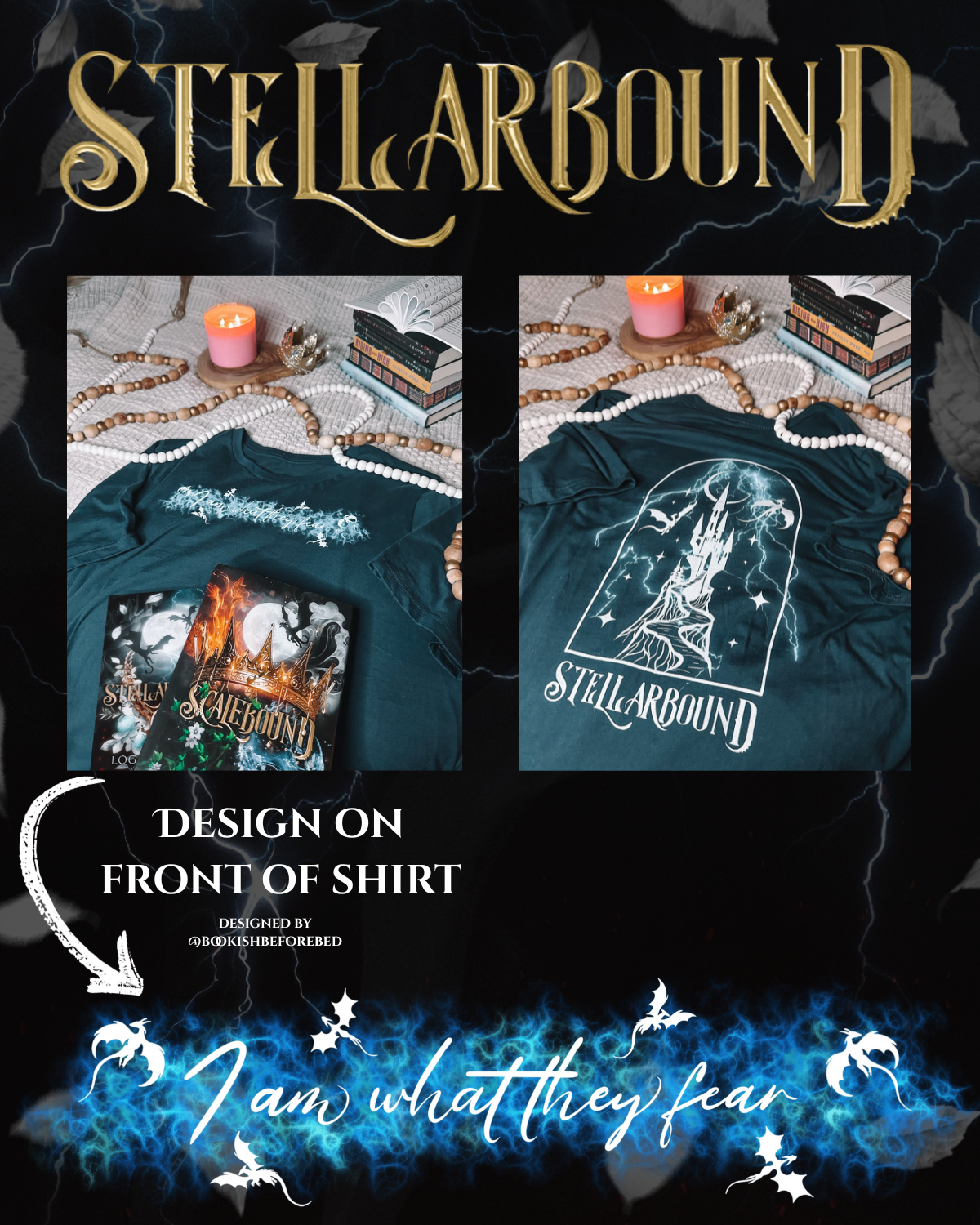 Tier 7 (PREORDER): ANNOTATED Stellarbound, 25 mini stickers, 7 Art Prints, 5 Page Overlays, T-Shirt, & Sweatshirt
