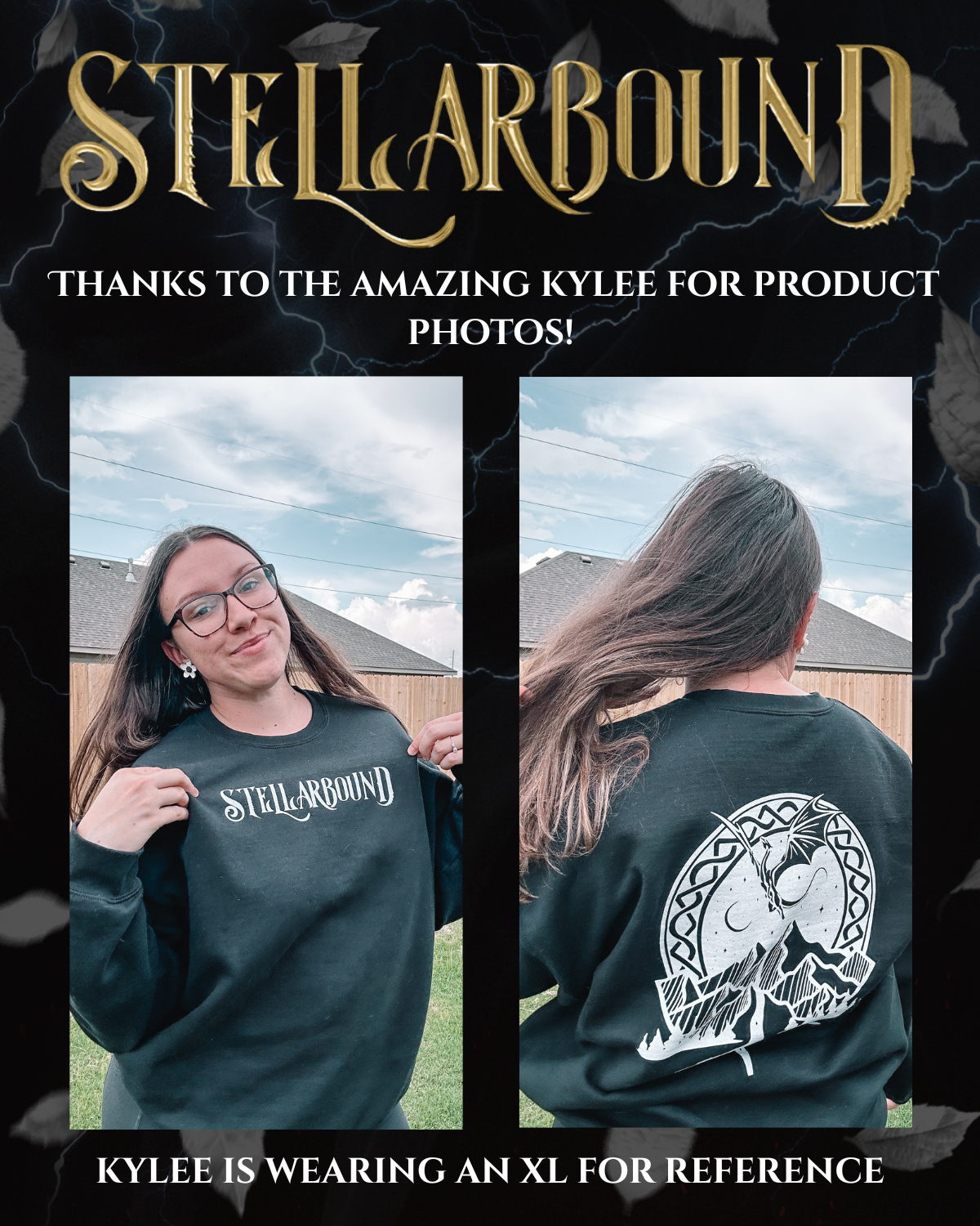 Tier 7 (PREORDER): ANNOTATED Stellarbound, 25 mini stickers, 7 Art Prints, 5 Page Overlays, T-Shirt, & Sweatshirt