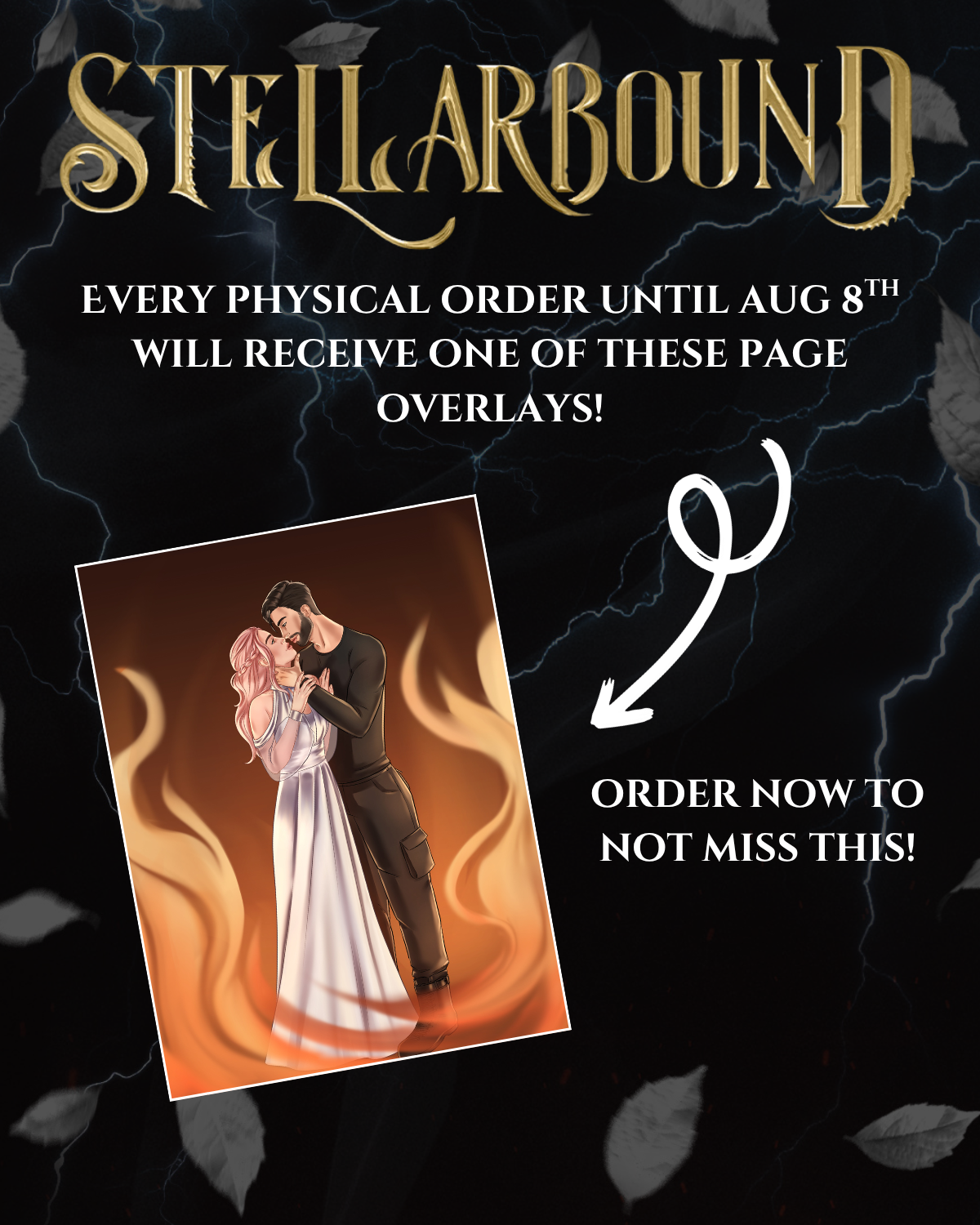 Tier 7 (PREORDER): ANNOTATED Stellarbound, 25 mini stickers, 7 Art Prints, 5 Page Overlays, T-Shirt, & Sweatshirt