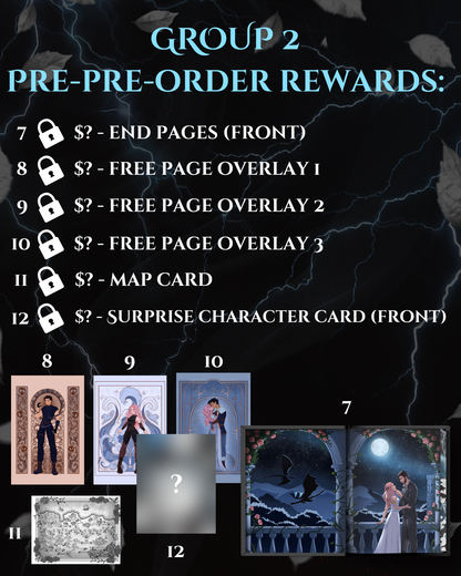 Tier 7 (PREORDER): ANNOTATED Stellarbound, 25 mini stickers, 7 Art Prints, 5 Page Overlays, T-Shirt, & Sweatshirt