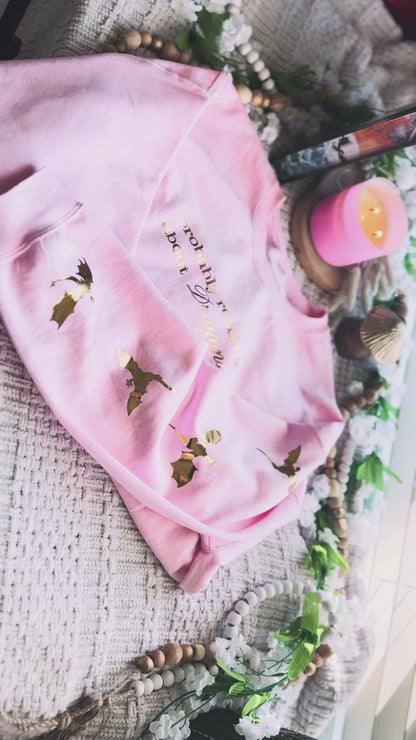 Pink and Gold Dragon Sweatshirt PREORDER